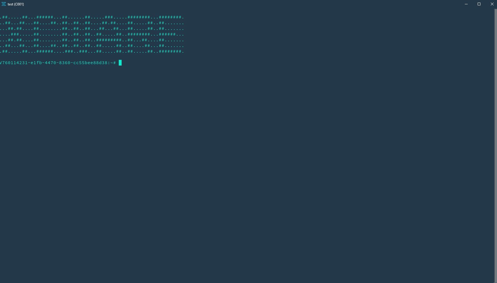 Data Bright Terminal Window