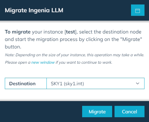 Migrate Ingenia LLM Dialog