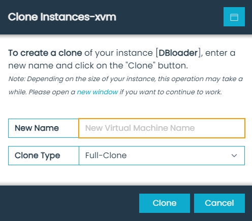 Clone Instances-xvm Dialog