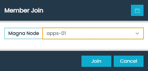 Magna-db Member Join Dialog