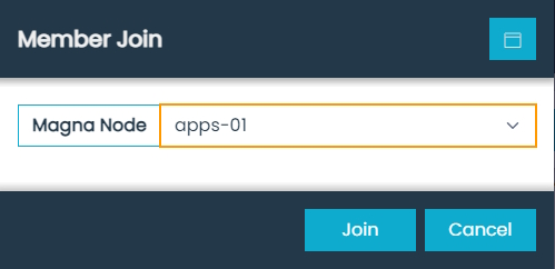 Magna-se Member Join Dialog