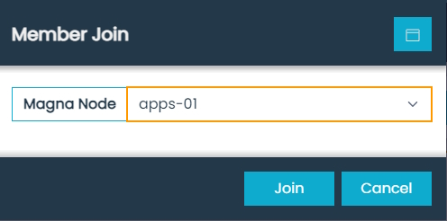 Magna-sqlr Member Join Dialog
