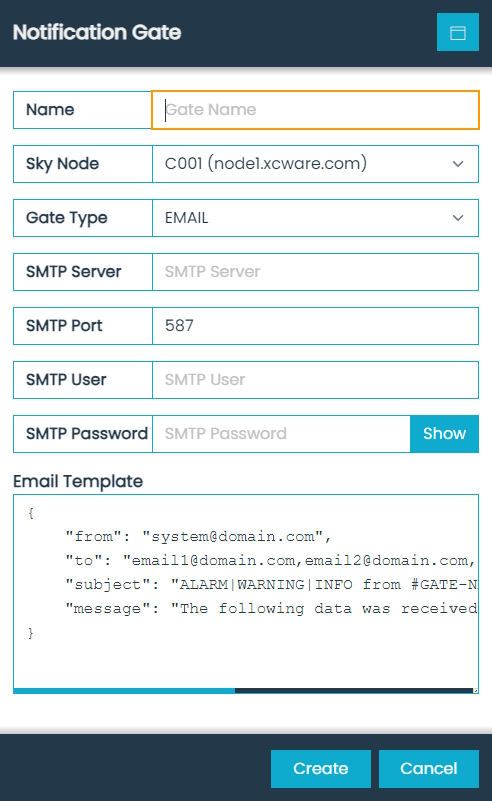 Notification Gate Dialog