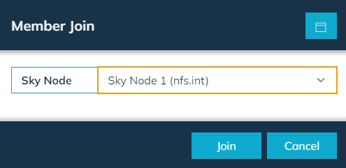 Sky Network Join Member Dialog
